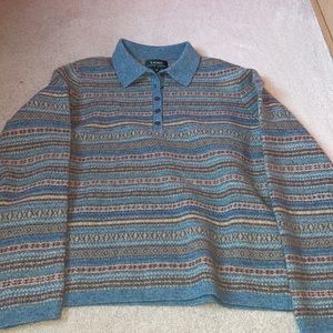 Vintage Ralph Lauren Wool Button Up Sweater